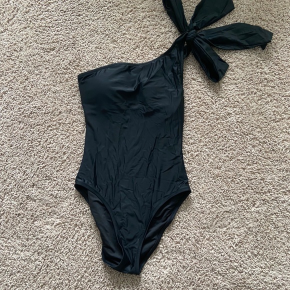 J. Crew  Bow One Shoulder One Piece - Picture 3 of 3